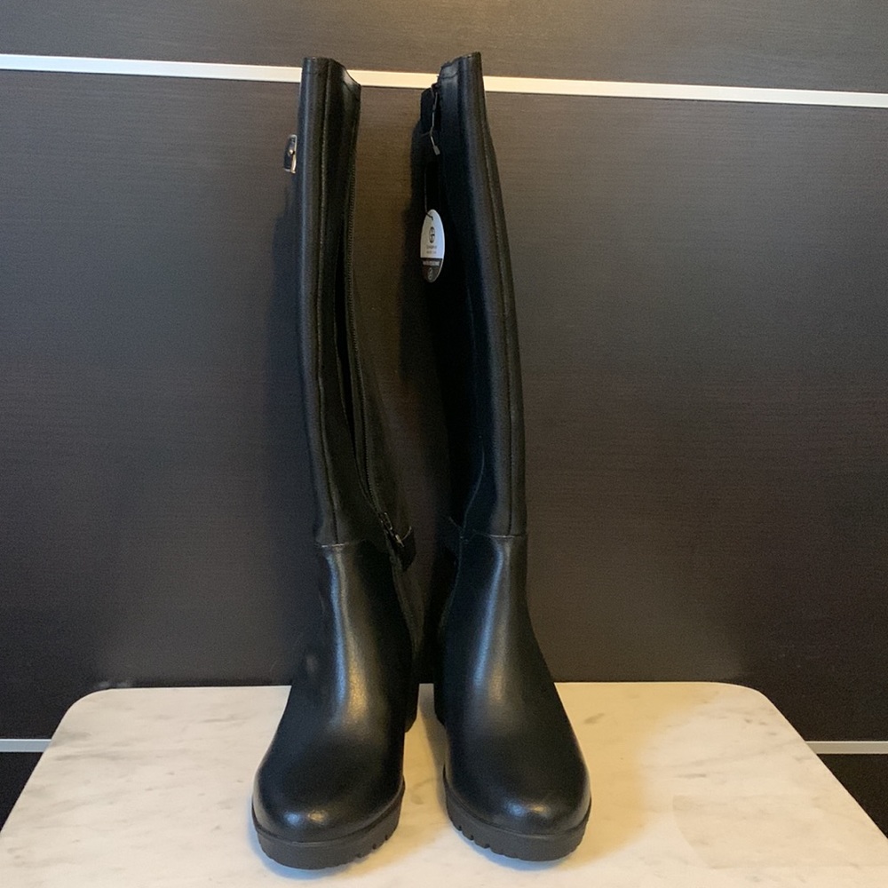 Giani Bernini Black Sannaa Wedge Boots - Picture 2 of 15